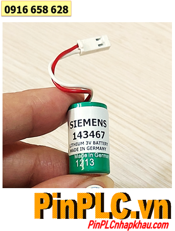 Siemens 143467 _Pin nuôi nguồn Siemens 143467 lithium 3.0v 1/2AA 950mAh _Xuất xứ Đức